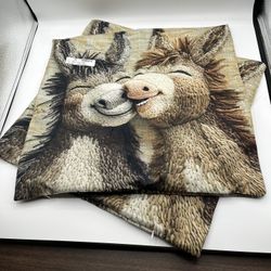 2 Pillow Cases With Zipper, 17.5" X 17.5", (4603)