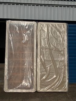 Two twin size box springs for king size bed