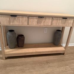 Wood Entrance Table
