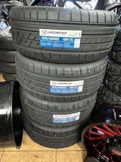 305 45 22 Tires Set New 