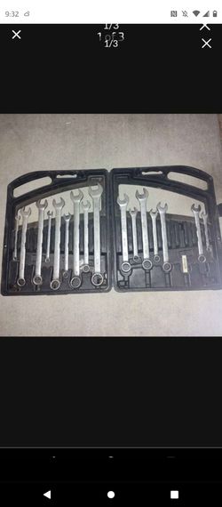 Vintage Stanley 16 piece  Combination Wrench Set