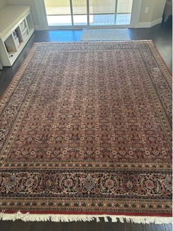 Hand-Knotted Vintage Oriental Rug