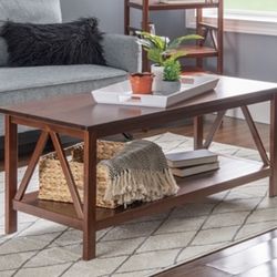 COFFEE TABLE SOLID WOOD BRAND NEW
