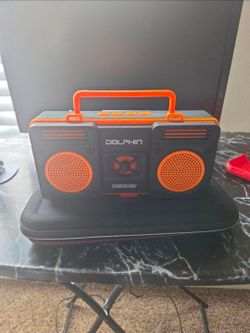 Pickup only! Dolphin Retrobox portable Bluetooth speaker.