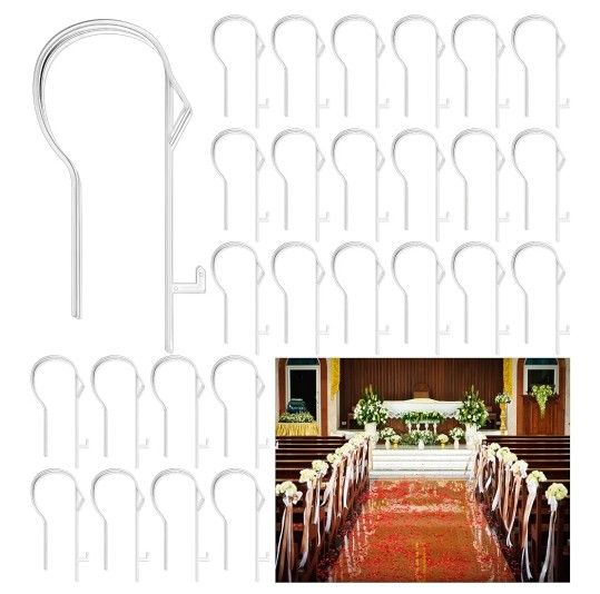 Church Pew Clips Bow Holder