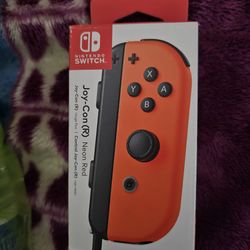 Joycon neon red