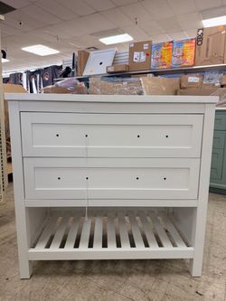 White Wood Furniture Piece