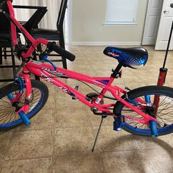 Used Pink Bicycle And Pumper