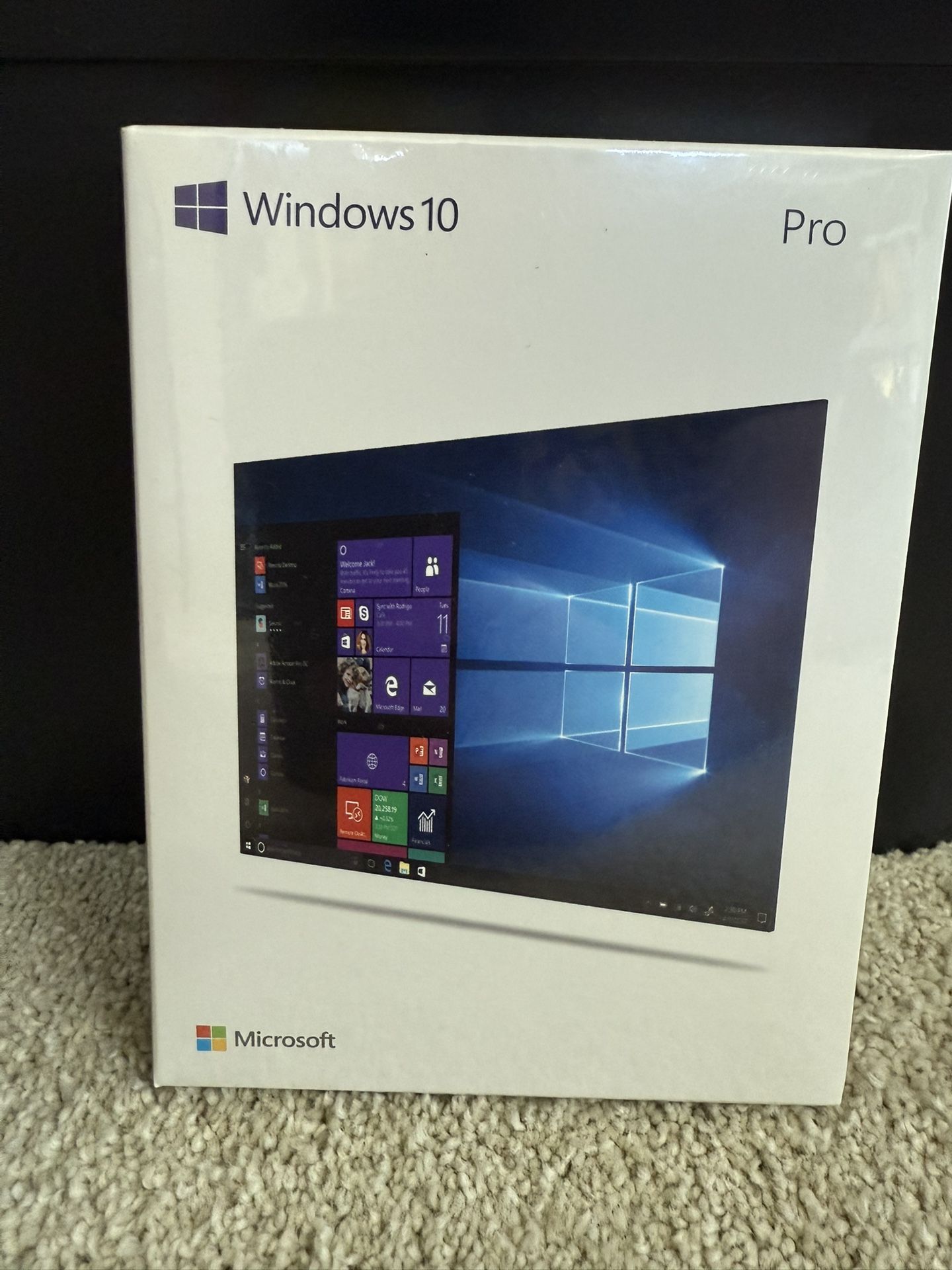 Microsoft Windows 10 Pro (New, Unopened, Sealed Box)