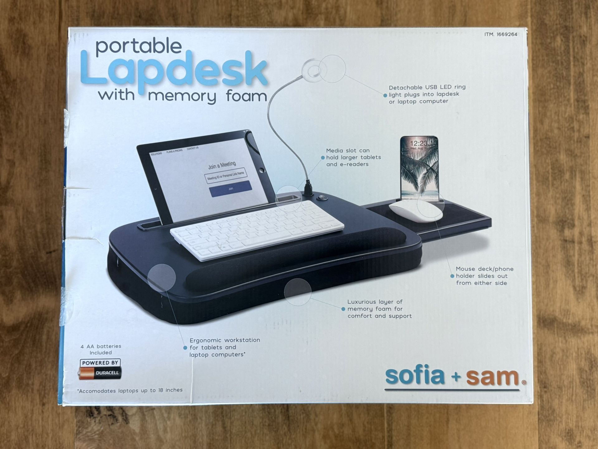 Lapdesk With Memory Foam