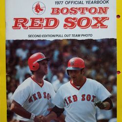 1977 Boston Red Sox Yearbook