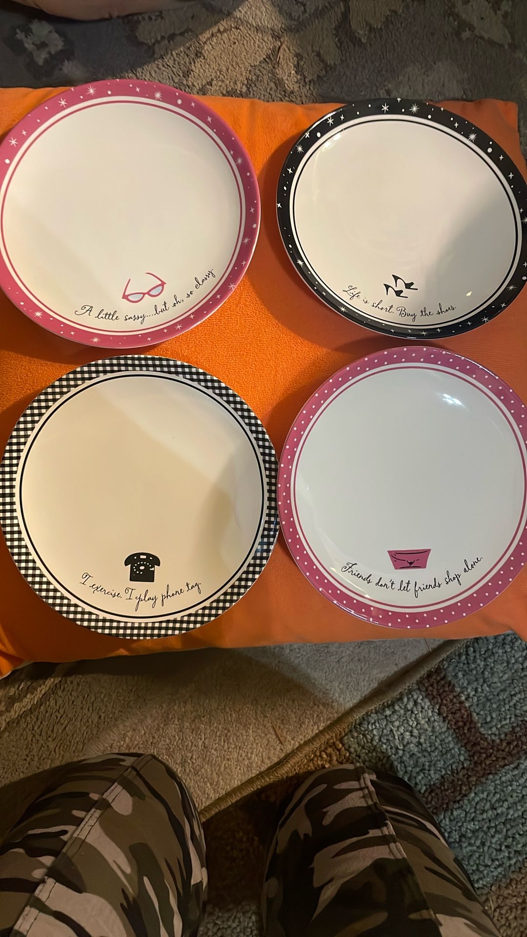 Barbie 45Th Anniversary Dessert Plates