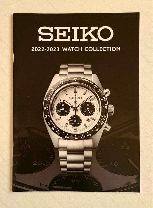 Seiko 2022 - 2023 Watch Collection Catalog Japanese