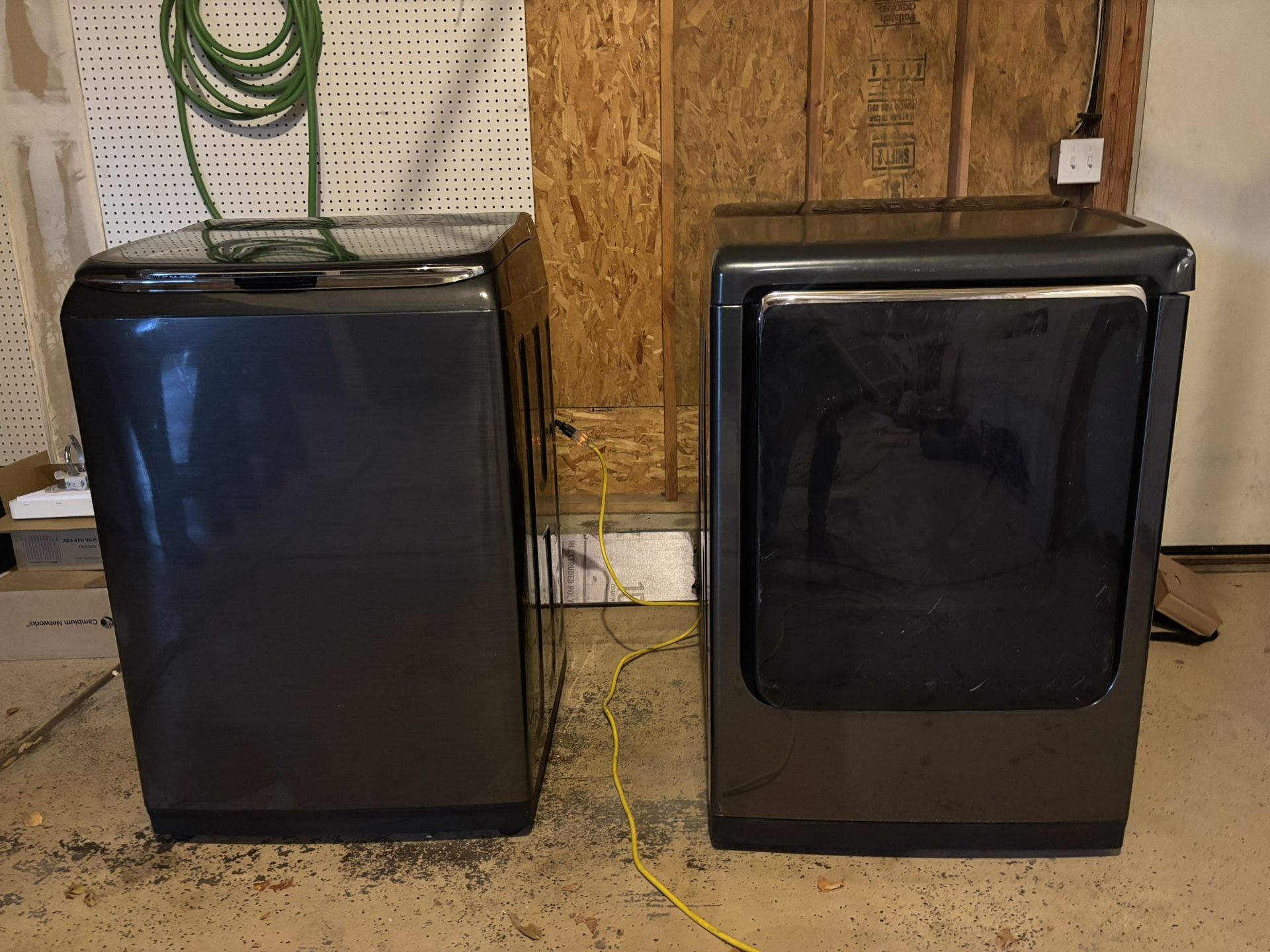 (2021) Samsung Top Load Washer And Front Load Dryer