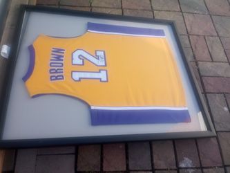 Los angeles Lakers game worn jersey Shannon Brown nba