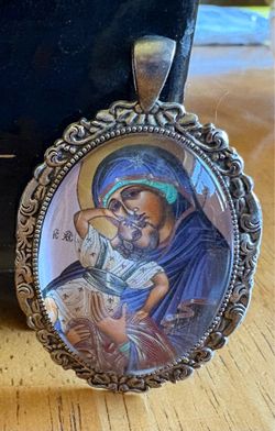 Virgin Mary Religious Catholic Pendant