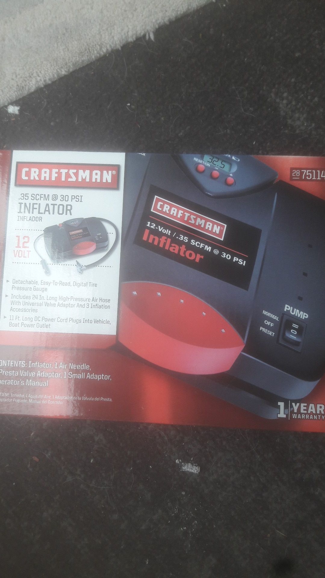 Craftsman inflator new