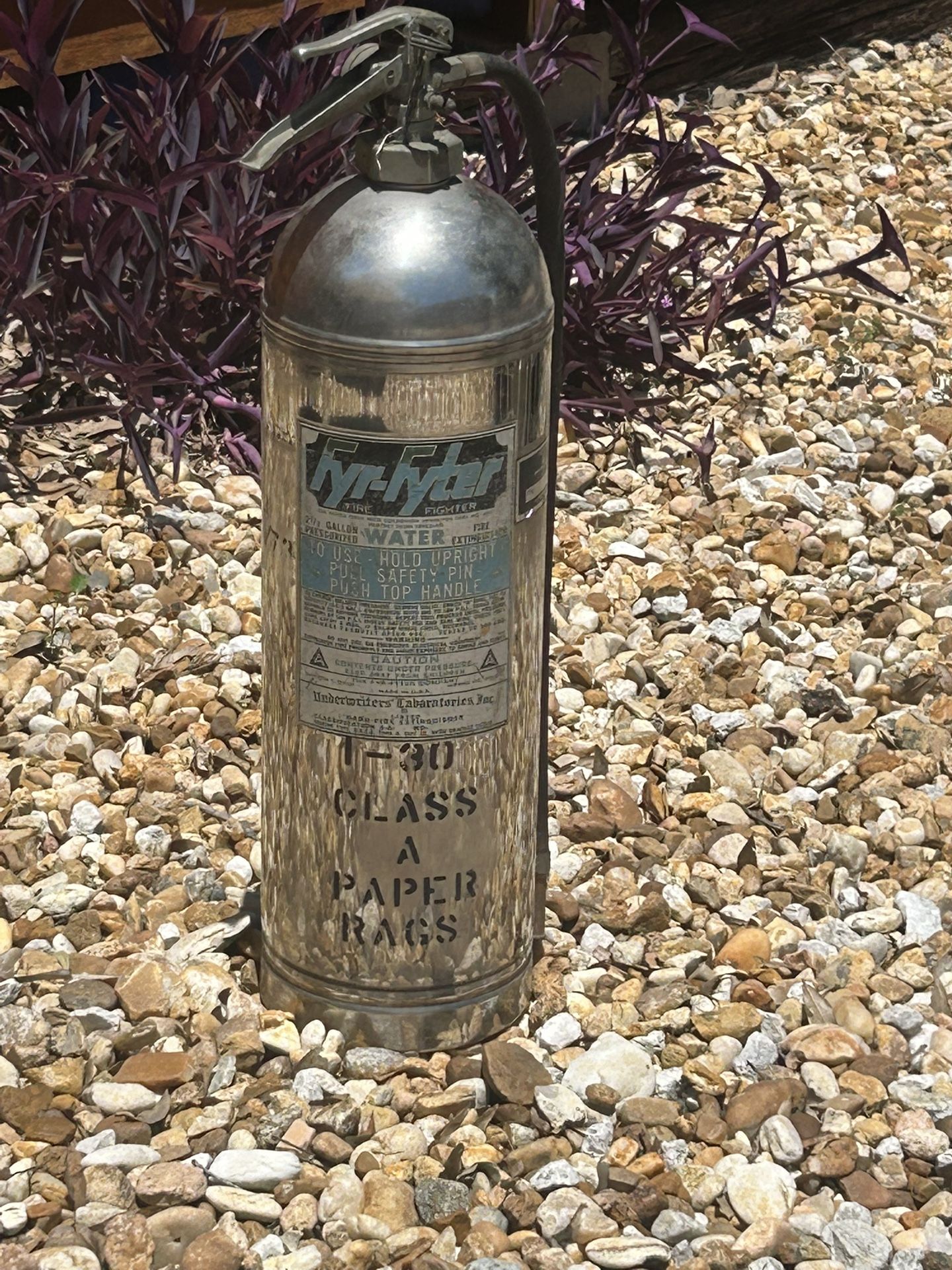 Fyr-Fyter Water Fire Extinguisher