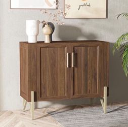 39" Modern Sideboard Buffet Cabinet with Storage, Wooden Entryway Credenza Cabinet with Door, Kitchen Buffet Cabinet, Bar Cabinet, Sideboard Buffet fo