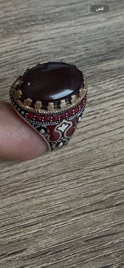 Authentic Yemeni Agate Silver Rings