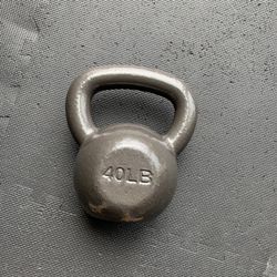 40 lbs Cast Iron Kettlebell 