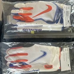 2 Pair Boise State Nike Vapor Football Gloves 