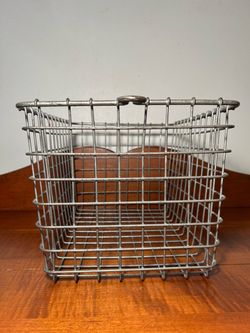 Metal Locker Basket 13.75” depth x 7.5” tall x 8.5” wide