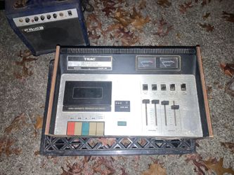 Teak  4 Track Cassette Deck - Vintage