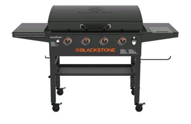 Blackstone Original Outdoor Griddle, 36 Inch 4-Burner Flat Top Grill with Hood