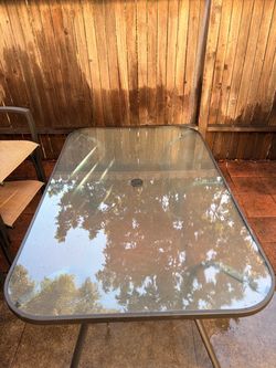 Patio dining table