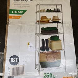 6 shelf storage unit