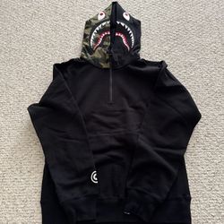 Black Bape Hoodie Large New