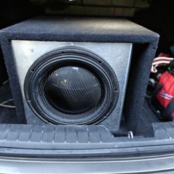 Alpine Type X 12" Subwoofer In Ported Enclosure