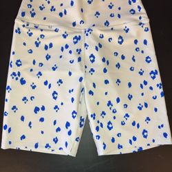 Sage Collective Women's Printed High Rise Bike Short, 5" Inseam, Diamond Cheetah