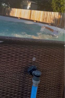 Above Ground Pool with Filter Hose