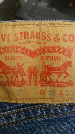 Levi Strauss if it's still up it's available