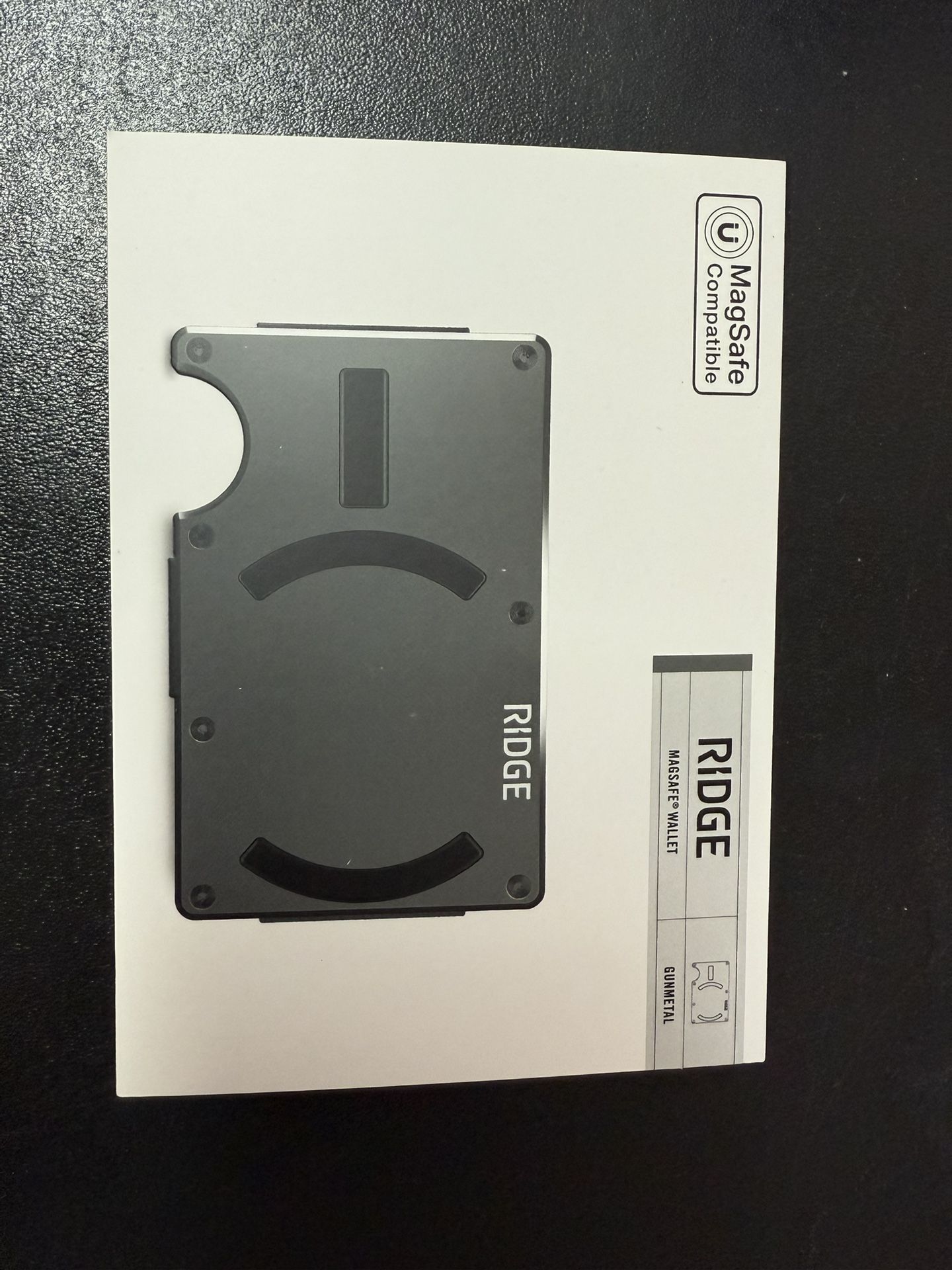 RIDGE MAGSAFE WALLET GUNMETAL
