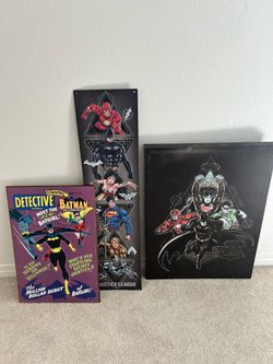 Batman/ justice league wall art work