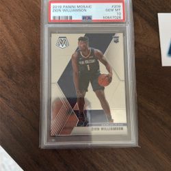 2019 Zion Williams Rookie Card PSA Grade 10