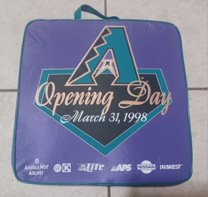 ARIZONA DIAMONDBACKS OPENING DAY 1998 SEAT CUSHION