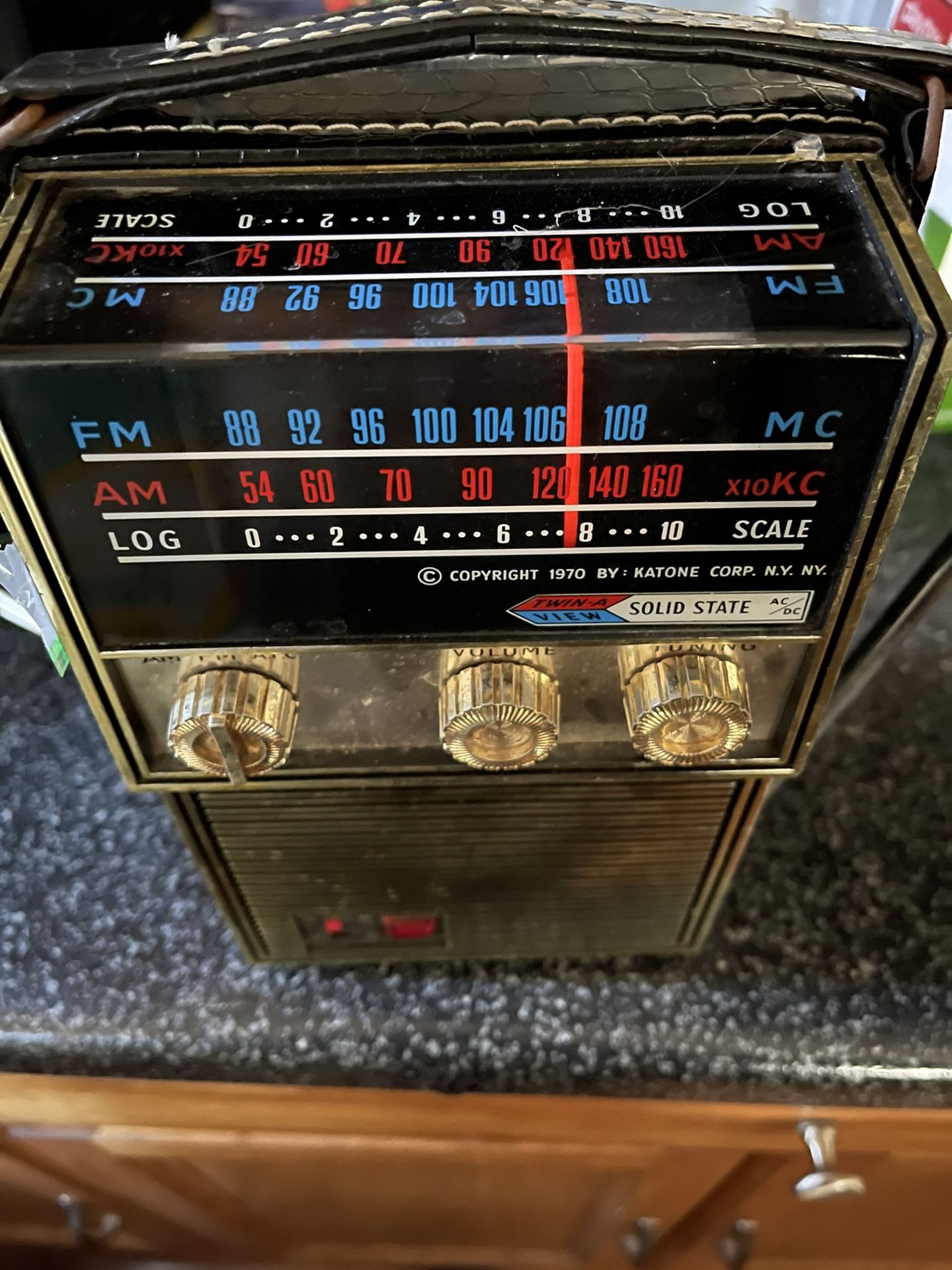 1970 katone vintage portable radio