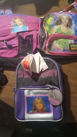 Small backpacks and lunch bag with cup