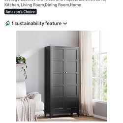 72” Metal Pantry Cabinet