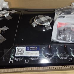 Frigidaire
Gallery 36 in. Gas Cooktop in Black with 5-Burner Elements, including Quick Boil and Simmer Burner