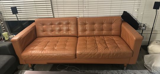 IKEA LANDSKRONA LEATHER SOFA