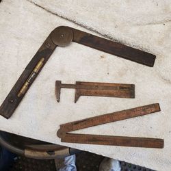 Collection of Vintage measuring tools