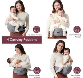 Baby hip carrier seat