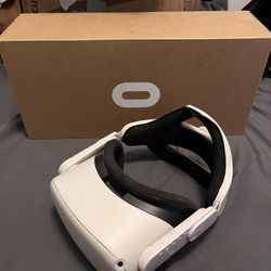 128gb Meta Quest 2 + Adjustable Headstrap And Controller Accessories