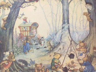 Adorable Framed Children’s Print (20” X 23”)