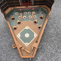 Old Century Wooded Baseball Pinball Game